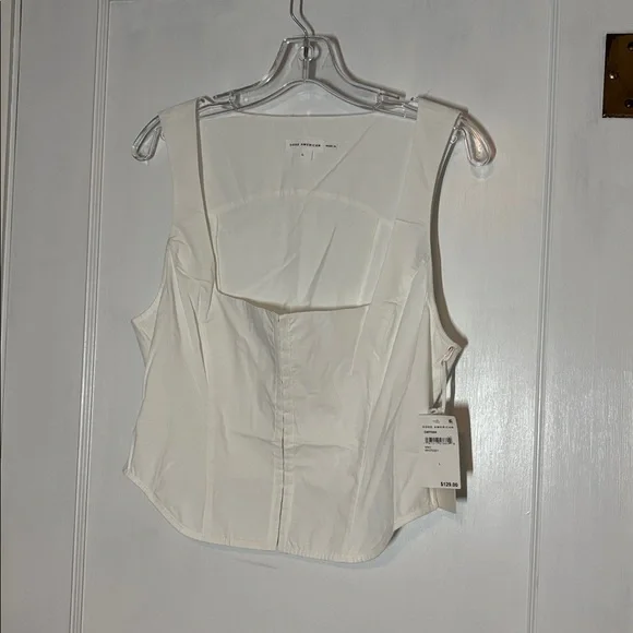 Good American White Poplin Corset - Picture 9 of 15